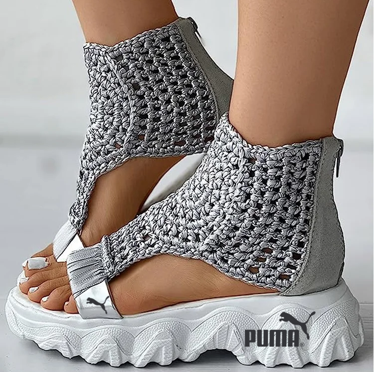 ✨A legújabb szuperpuha kötött ortopéd Puma szandálok 2025-ből