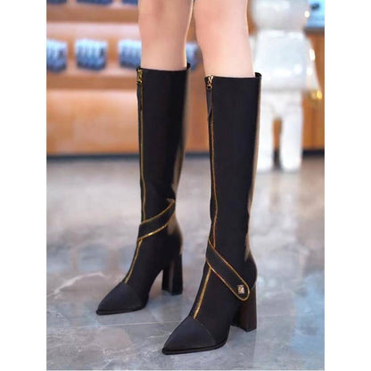 Korlátozott idejű ajánlat hegyes orrú magassarkú csizmára