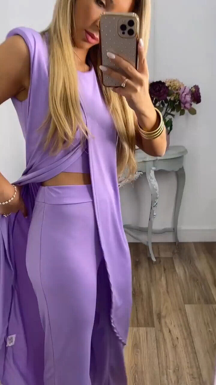 ZARA®2024 érett női 7 színű ing öltöny felső + nadrág