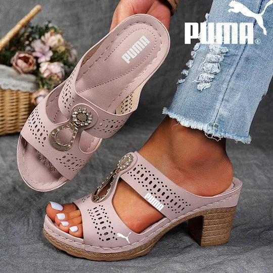 PUMA új nyári női szandál vastag sarokkal