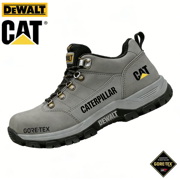 Vízálló és lélegző férfi munka- és túrabakancsok a DEWALT-tól és a CAT®-tól