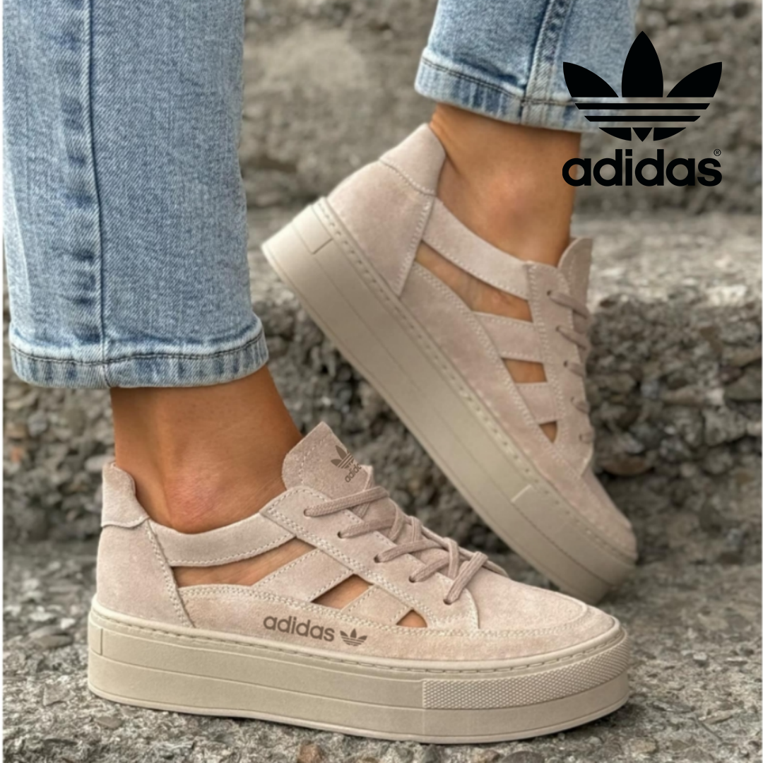 Adidas Originals női platformcipő lyukakkal, modern stílusban