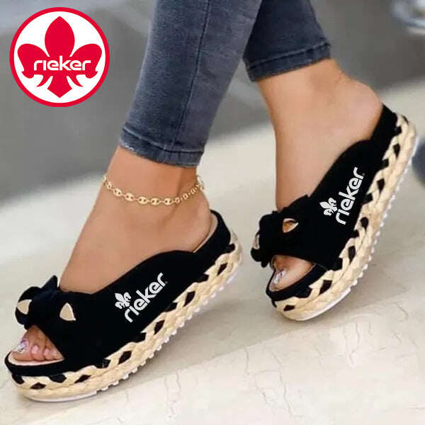 New women's hand-sewn sandals RIEKER®