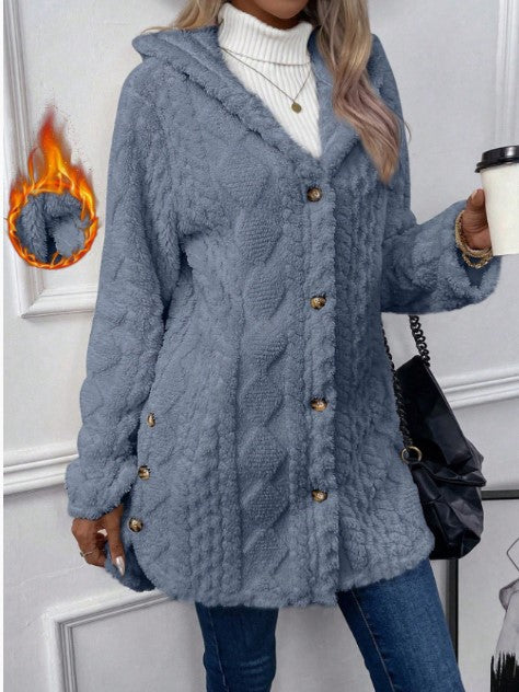 🎁VÁSÁROLJON 1 EGYET, ELSŐ 50 SZERETETTEL 1 INGYENES ✨ MEELEG ÉS DIVATOS ŐSZI KAPCSÚS KABÁT TISZTA GYAPJÚBÓL, GYÉMÁNT MINTÁVAL