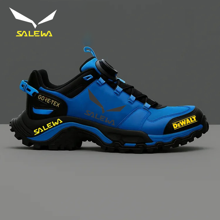 A Salewa® és a DEWALT vízálló és lélegző férfi munka- és túrabakancsai ideálisak munkába és szabadtéri tevékenységekhez.