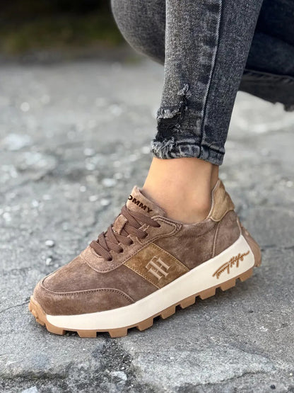 Tommy Hilfiger®Sportcipő, természetes bőr