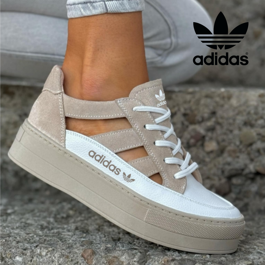 Adidas Originals női platformcipő lyukakkal, modern stílusban