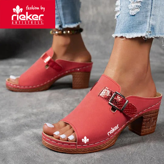 Rieker® Casualowe sandały na wysokim obcasie