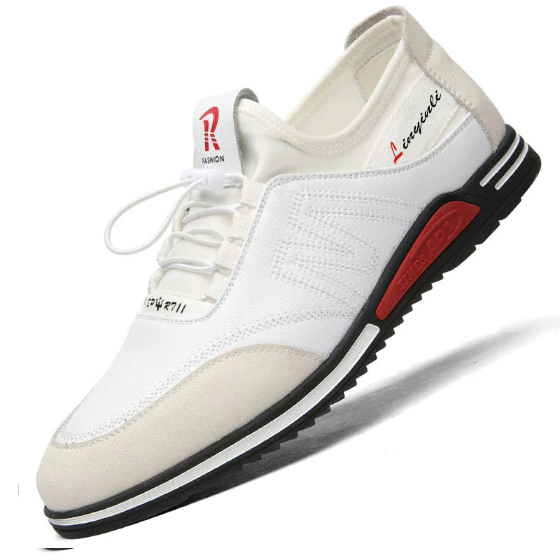 LÉLEGZŐ, CSÚSZÁSMENTES FÉRFI VEZETŐCIPŐ