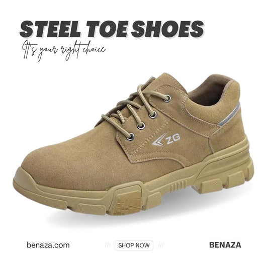 🔥 50% KEDVEZMÉNY KIÁRUSÍTÁS 🔥 - Ortopédiai valódi bőr férfi biztonsági cipő 2023 - Korlátozott készlet!
