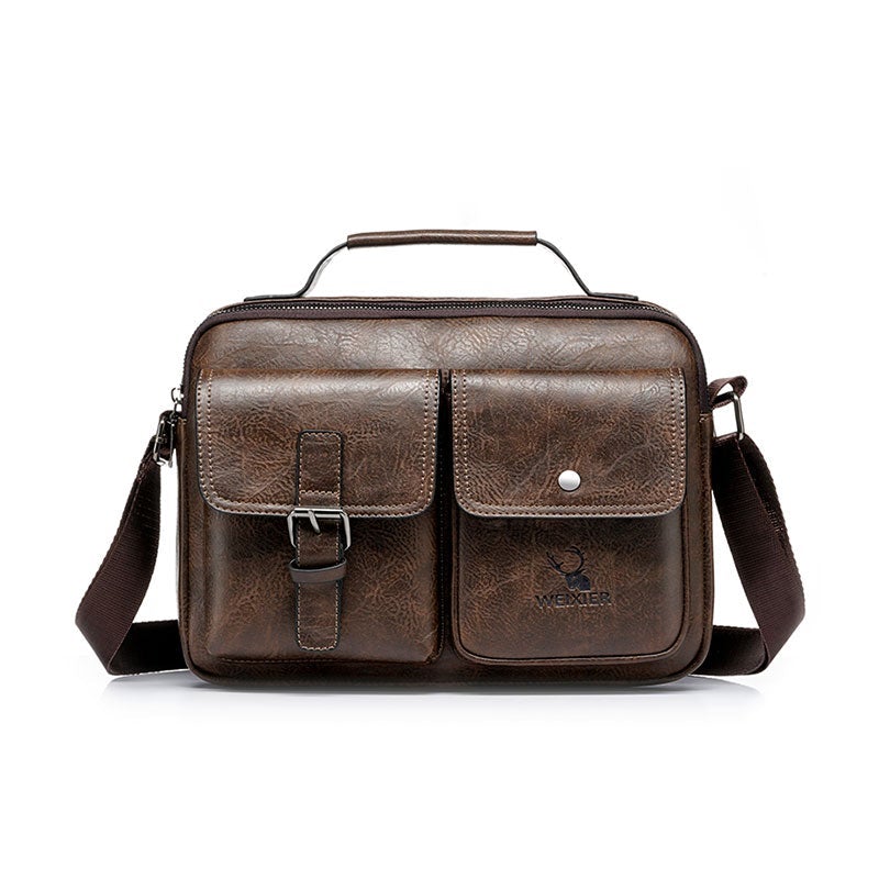 Kiváló minőségű férfi retro futártáska