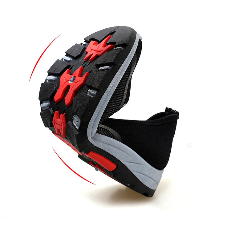 Férfi hálós, légáteresztő kültéri csúszásgátló tornacipő