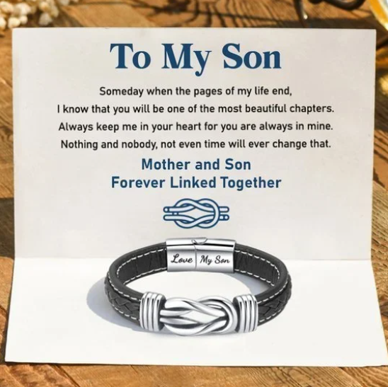 🎁To My Son Love You Forever karkötő