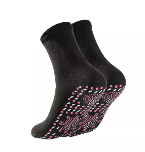 Turmalin termocirkulációs önmelegedő formájú zokni