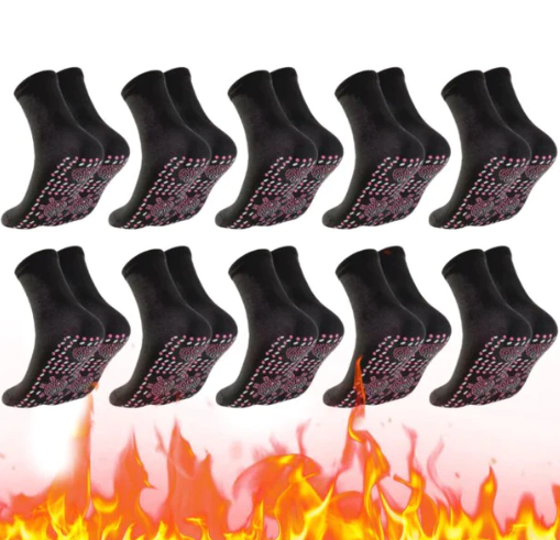 Turmalin termocirkulációs önmelegedő formájú zokni