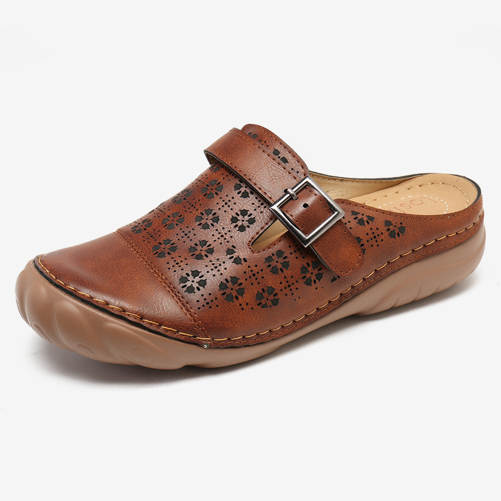 Női alkalmi nyári napi csúszás zárt orrú, kényelmes szandál