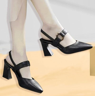 🌹[35-41】 Új nyári stílus] egyszerű, magas sarkú női szandálok.