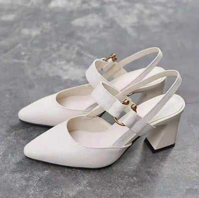 🌹[35-41】 Új nyári stílus] egyszerű, magas sarkú női szandálok.