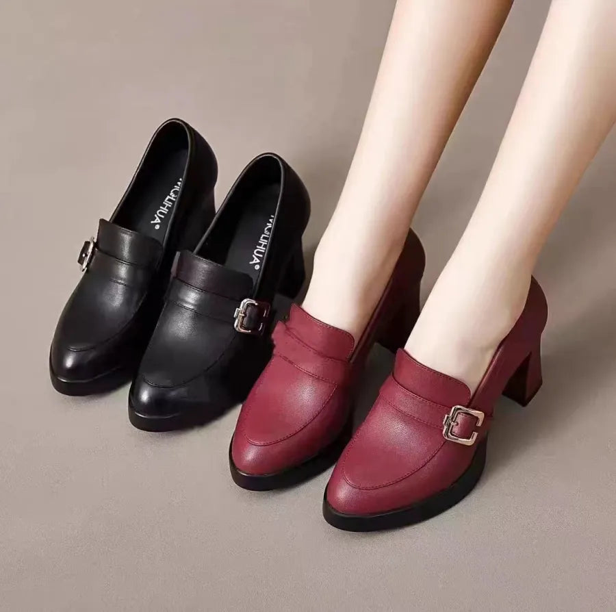 ÚJ MAGASSARKÚ BŐR CIPŐ NŐI | UTOLSÓ NAP FÉLÁRON🔥