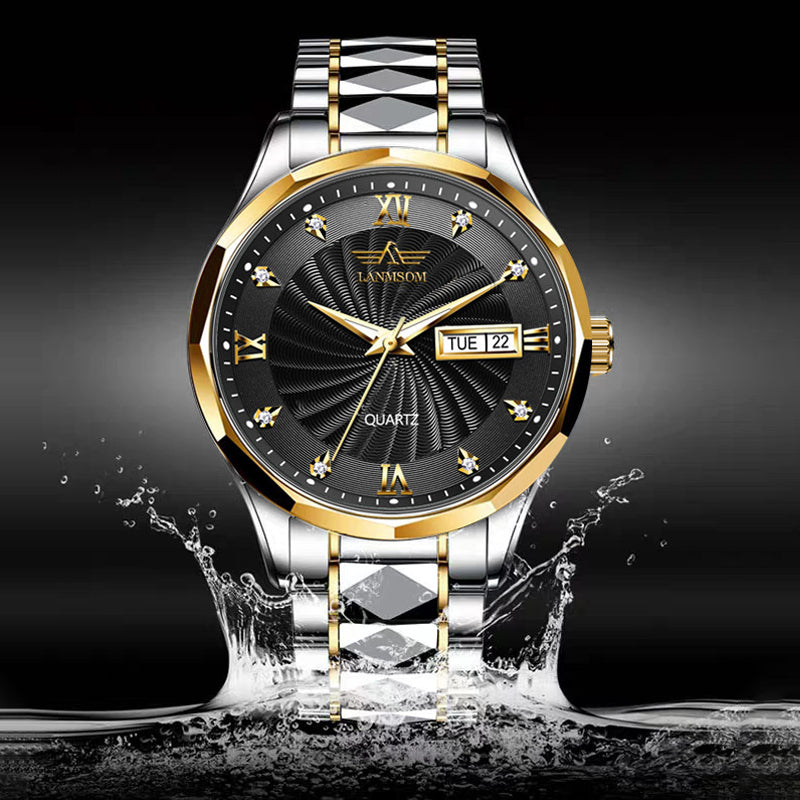 Elegáns férfi kronográf óra