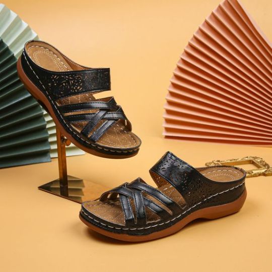 NYÁRI ÚJ CSONT ORTOPÉDIA TÁMASZTÓ BŐR CIPŐ