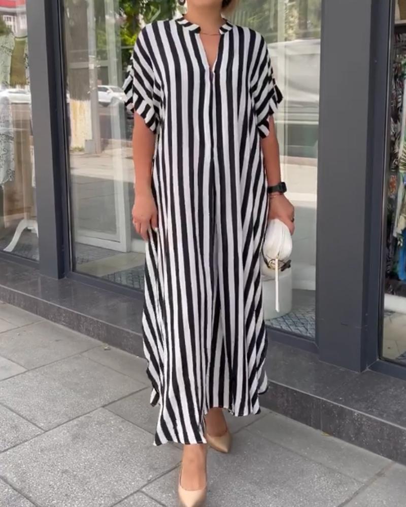 Klasszikus csíkos ingruha