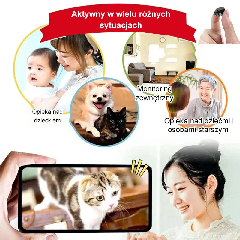 Intelligens WiFi kamera távfelügyelethez