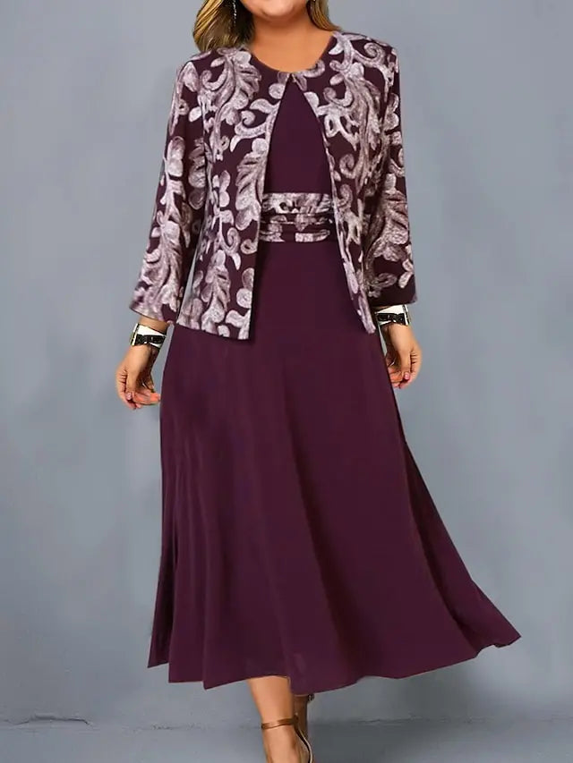 🥰💗Novo vestido estampado sem mangas jaqueta recortada roupa casual fashion