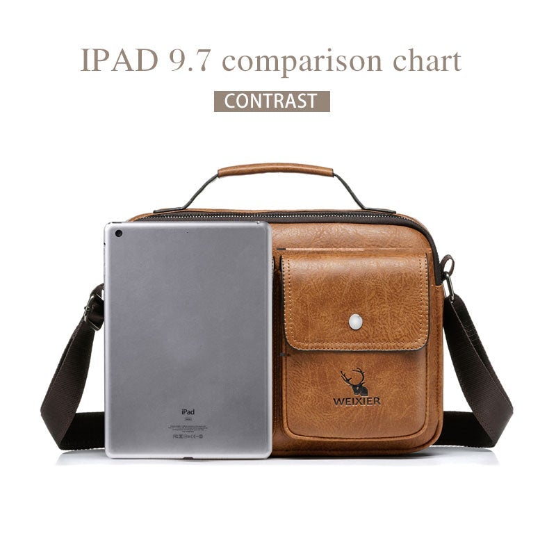 Kiváló minőségű férfi retro futártáska