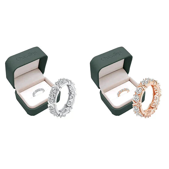 Magnetology Moissanite gyémánt gyűrű✨ (korlátozott időre szóló kedvezmény 🔥 utolsó nap)