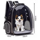 Panorámás kisállat hátizsák - kutya és macska