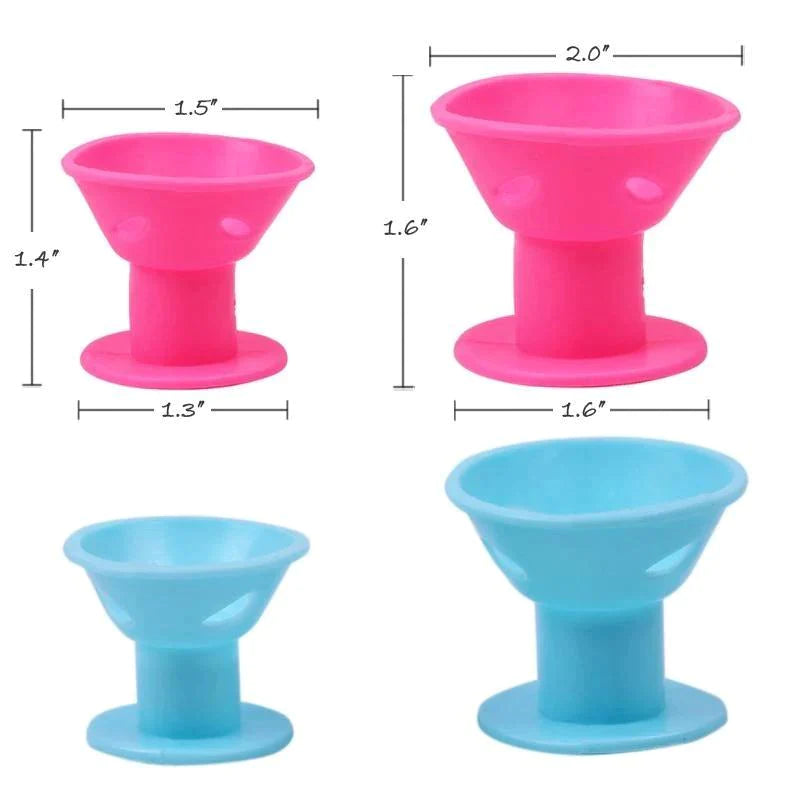 Nem fűthető szilikon hajcsavarók