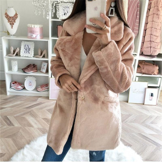 NŐI GYAPJÚ KÖZEPES KABÁT 2023 ŐSZ ÉS TÉL