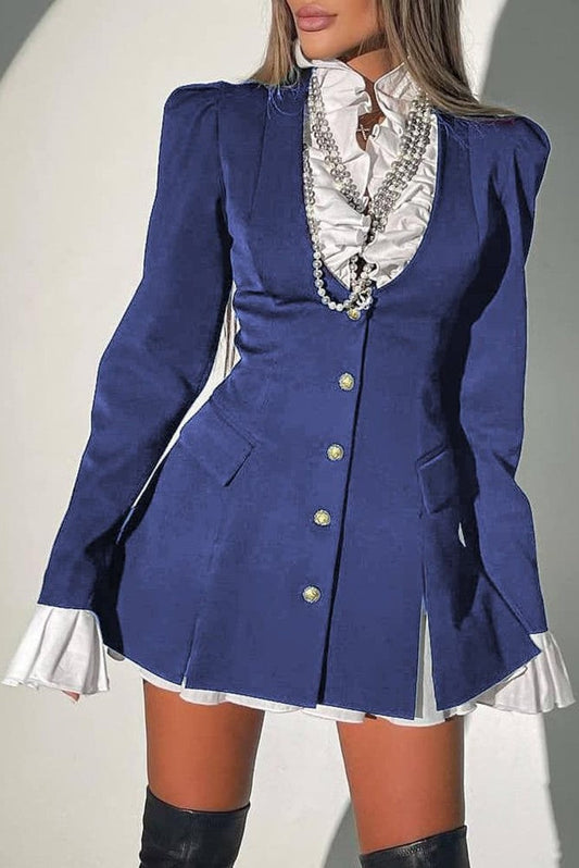 2023-as, hosszú ujjú patchwork ingruha