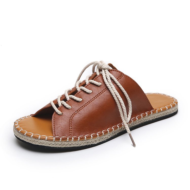 2023. nyári új fűzős halujj szandálok