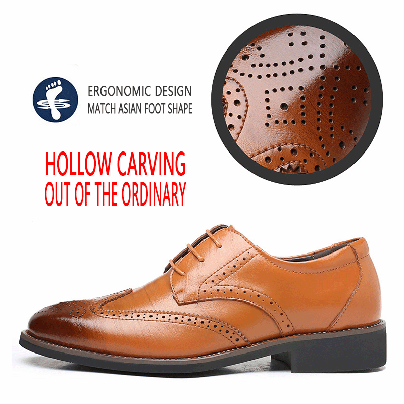 Férfi Brogue üzleti bőrcipő