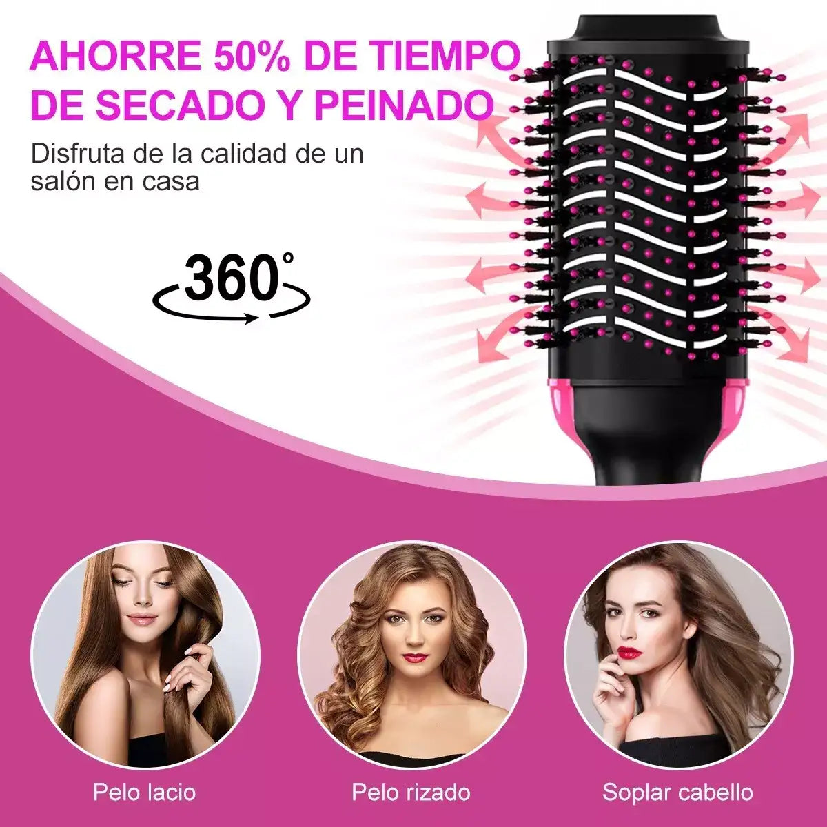 PENTE DE CABELO 3 EM 1 © | Economize tempo no seu penteado