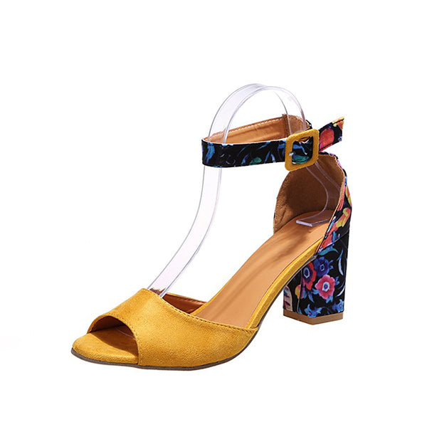 Ortopéd szandál virágos csatokkal