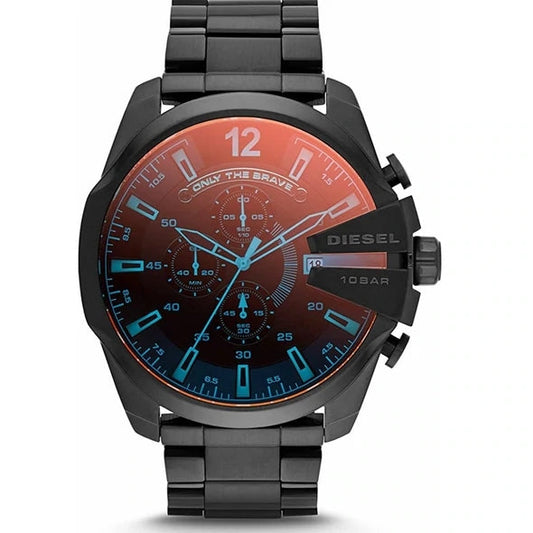 Férfi Diesel Mega Chief rozsdamentes acél kvarc karóra kronográffal