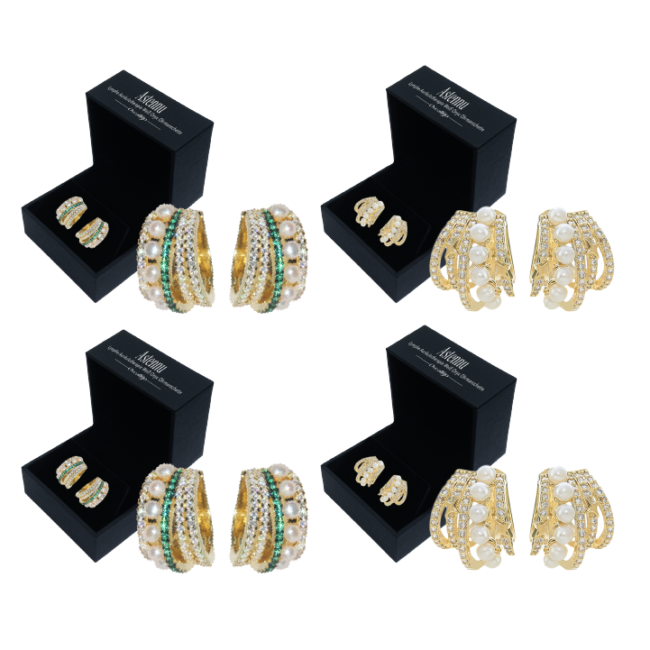 Oveallgo™ Astennu Beauty Lymphvity Auriculotherapy White Onyx fülmandzsetta