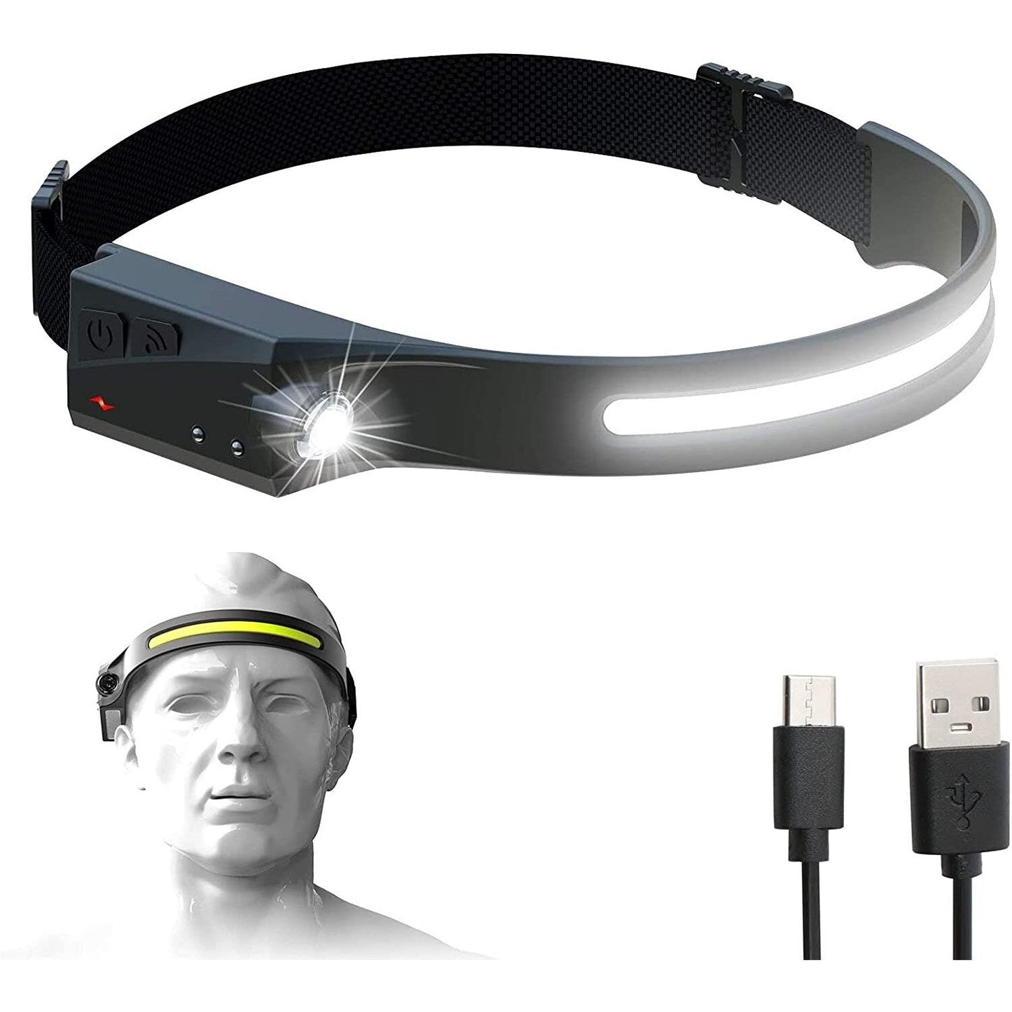 Fényszóró beépített akkumulátorral